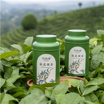七仙峰一叶一芽桂花绿茶50g/罐